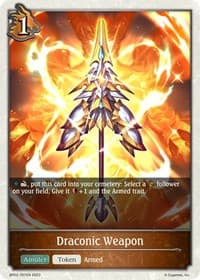 Draconic Weapon - BP02: Reign of Bahamut - Shadowverse: Evolve card