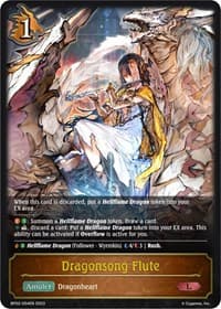 Dragonsong Flute - BP02: Reign of Bahamut - Shadowverse: Evolve card