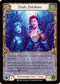 Dash, Database // Teklo Leveler - Bright Lights - Flesh and Blood TCG card