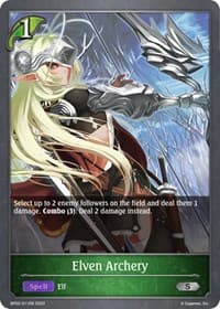 Elven Archery - BP02: Reign of Bahamut - Shadowverse: Evolve card
