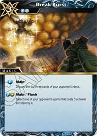Break Burst - Aquatic Invaders - Battle Spirits Saga card