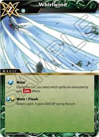 Whirlwind - Aquatic Invaders - Battle Spirits Saga card