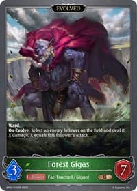 Forest Gigas (Evolved) - BP02: Reign of Bahamut - Shadowverse: Evolve card