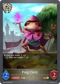 Frog Cleric - BP02: Reign of Bahamut - Shadowverse: Evolve card
