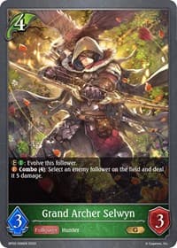 Grand Archer Selwyn - BP02: Reign of Bahamut - Shadowverse: Evolve card