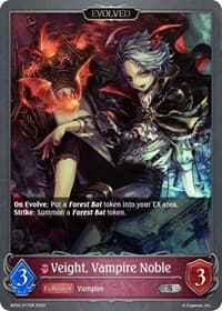 Veight, Vampire Noble (Evolved) - BP02: Reign of Bahamut - Shadowverse: Evolve card