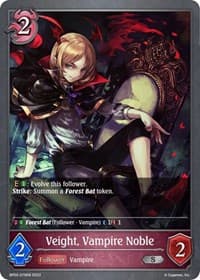 Veight, Vampire Noble - BP02: Reign of Bahamut - Shadowverse: Evolve card