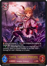 Vania, Vampire Princess - BP02: Reign of Bahamut - Shadowverse: Evolve card
