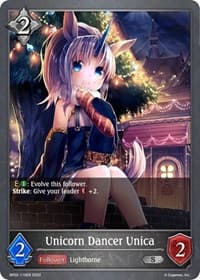 Unicorn Dancer Unica - BP02: Reign of Bahamut - Shadowverse: Evolve card