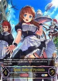 Anne, Belle of Mysteria (Evolved) (U) - BP02: Reign of Bahamut - Shadowverse: Evolve card