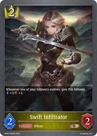 Swift Infiltrator - BP02: Reign of Bahamut - Shadowverse: Evolve card