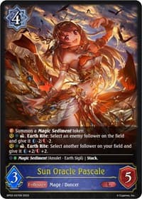 Sun Oracle Pascale - BP02: Reign of Bahamut - Shadowverse: Evolve card