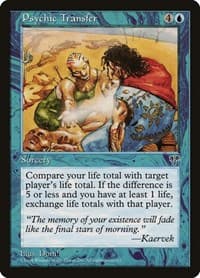 Psychic Transfer - Mirage - Magic: The Gathering card