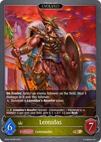 Leonidas (Evolved) - BP02: Reign of Bahamut - Shadowverse: Evolve card