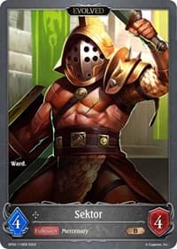 Sektor (Evolved) - BP02: Reign of Bahamut - Shadowverse: Evolve card