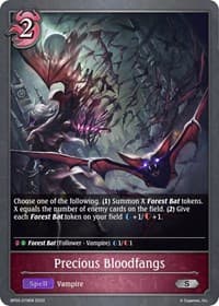 Precious Bloodfangs - BP02: Reign of Bahamut - Shadowverse: Evolve card