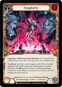 Singularity // Teklovossen, the Mechropotent - Bright Lights - Flesh and Blood TCG card