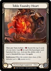 Teklo Foundry Heart - Bright Lights - Flesh and Blood TCG card