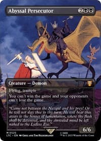 Abyssal Persecutor (Borderless) - Commander: The Lord of the Rings: Tales of Middle-earth - Magic: The Gathering card