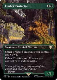 Timber Protector (Borderless) - Commander: The Lord of the Rings: Tales of Middle-earth - Magic: The Gathering card