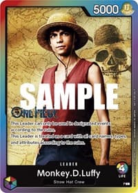 Monkey.D.Luffy (Leader Pack - Live Action) (Sealed Battle 2023 Vol. 1) - One Piece Promotion Cards - One Piece Card Game card
