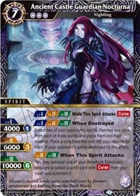 Ancient Castle Guardian Nocturna - Aquatic Invaders - Battle Spirits Saga card
