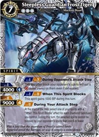 Sleepless Guardian Frost Tiger - Aquatic Invaders - Battle Spirits Saga card