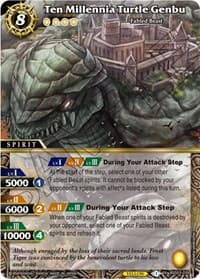 Ten Millennia Turtle Genbu - Aquatic Invaders - Battle Spirits Saga card
