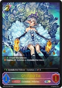 Crystalia Tia (SL) - BP02: Reign of Bahamut - Shadowverse: Evolve card