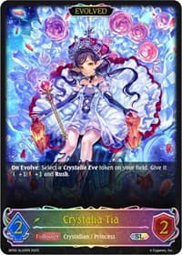 Crystalia Tia (Evolved) (SL) - BP02: Reign of Bahamut - Shadowverse: Evolve card