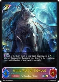 White Wolf of Eldwood (SL) - BP02: Reign of Bahamut - Shadowverse: Evolve card