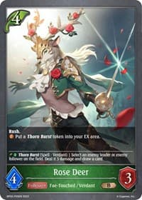 Rose Deer - P05EN (Foil) - BP02: Reign of Bahamut - Shadowverse: Evolve card