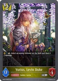 Yurius, Levin Duke - P09EN (Foil) - BP02: Reign of Bahamut - Shadowverse: Evolve card