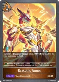 Draconic Armor - P20EN (Foil) - BP02: Reign of Bahamut - Shadowverse: Evolve card