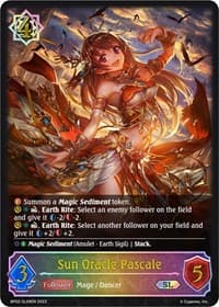 Sun Oracle Pascale (SL) - BP02: Reign of Bahamut - Shadowverse: Evolve card