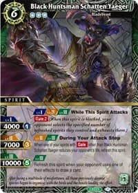 Black Huntsman Schatten Yaeger - Aquatic Invaders - Battle Spirits Saga card