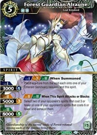 Forest Guardian Alraune - Aquatic Invaders - Battle Spirits Saga card