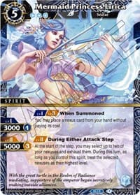 Mermaid Princess Lirica - Aquatic Invaders - Battle Spirits Saga card
