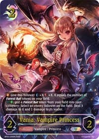 Vania, Vampire Princess (U) - BP02: Reign of Bahamut - Shadowverse: Evolve card