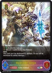 Heavenly Aegis (SL) - BP02: Reign of Bahamut - Shadowverse: Evolve card