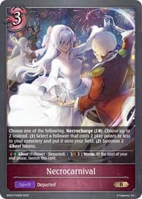 Necrocarnival - P25 (Foil) - BP02: Reign of Bahamut - Shadowverse: Evolve card