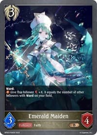 Emerald Maiden - P30EN (Foil) - BP02: Reign of Bahamut - Shadowverse: Evolve card