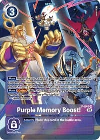 Purple Memory Boost! - P-040 (Digimon Adventure Box 2) - Digimon Promotion Cards - Digimon Card Game card