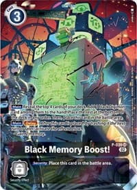 Black Memory Boost! - P-039 (Digimon Adventure Box 2) - Digimon Promotion Cards - Digimon Card Game card