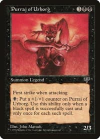 Purraj of Urborg - Mirage - Magic: The Gathering card