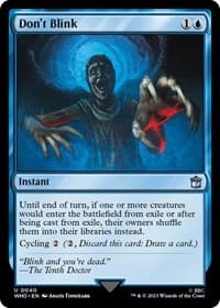 Don't Blink - Universes Beyond: Doctor Who - Magic: The Gathering card
