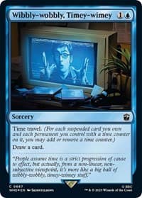 Wibbly-wobbly, Timey-wimey (Surge Foil) - Universes Beyond: Doctor Who - Magic: The Gathering card