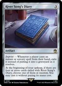 River Song's Diary - Universes Beyond: Doctor Who - Magic: The Gathering card