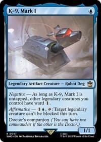 K-9, Mark I - Universes Beyond: Doctor Who - Magic: The Gathering card