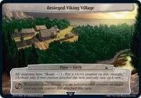 Besieged Viking Village - Planechase: Universes Beyond: Doctor Who - Magic: The Gathering card